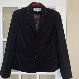 TRAVIS AYERS WOMAN, Women's Blazer Suit Jacket Black Size 14